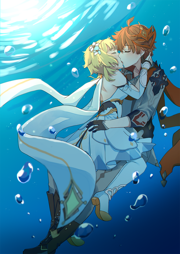 Underwater Kiss